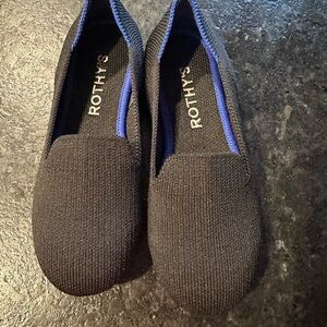 Rothy's Little Kids Black Slip-On Flat loafers - Casual Comfort